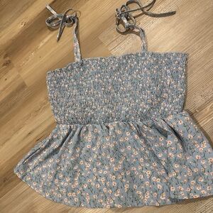 SHEIN Baby doll floral tank